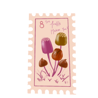 Truffle mushorrm stamp.