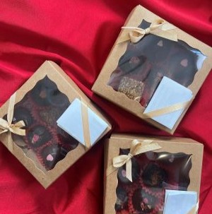 Delicious Valentine's chocolate box.